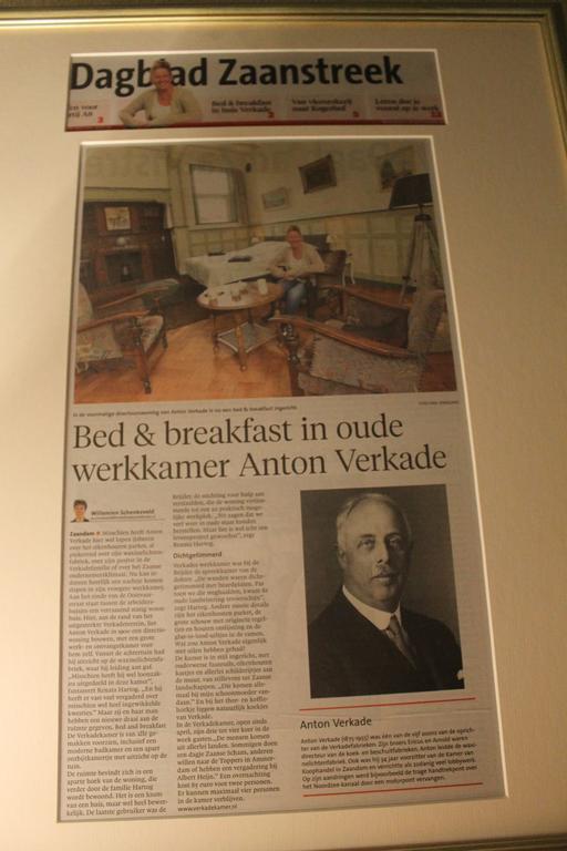 Bed And Breakfast De Verkadekamer Ζάανταμ Εξωτερικό φωτογραφία